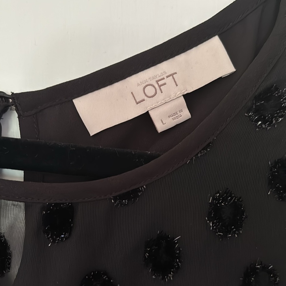 Loft women’s size L dressy blouse